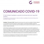 COMUNICADO COVID-19